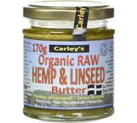 Carleys Raw Organic Hemp and Linseed Butter 170 g (Pack of 3)