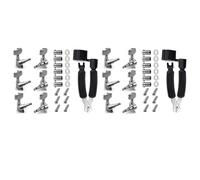 Carlgelrag 2X Acoustic Guitar Fully Enclosed Metal Guitar String Tuning Peg with String Winder Included 3L,