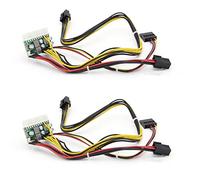 Carlgelrag 2X PCI-E 6PIN Input DC 12V 300W DC-ATX-300W 24Pin ATX Switch PSU Power Supply Module