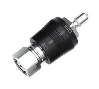Carlgelrag Scuba Diving Regulator Adaptor 9/16 Thread Connector with on Off Switch BCD Valve Medium Pressure Replacement,Style B