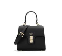 Carlheim Women's Chloe Leather Handbag (Black) Sling Bag, Medium