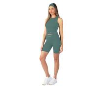 Carlheim Women's Serenita Active Collection Shorts 8 inches, Mineral Blue, Small