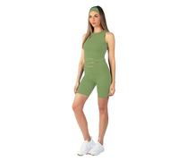 Carlheim Women's Serenita Active Collection Shorts 8 inches, Olive, X-Small