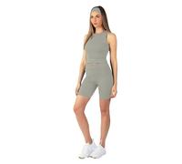 Carlheim Women's Serenita Active Collection Shorts 8 inches, Stone, Small
