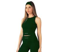 Carlheim Women's Serenita Active Collection Tank Top, Forest Green, M
