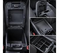 Carlimeki Center Console Organizer (3-piece set) for Tacoma 2016-2023 - for Tacoma Accessories - for Tacoma Mods - for tacoma Interior
