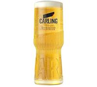 Carling Pint Glass Toughened Embossed and CE Marked