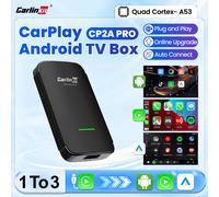 CarlinKit 4.0 CP2A Pro 3-In-1 Android TV Box CarPlay Ai Box Support Netflix YouTube Wireless CarPlay &Android Auto Smart Car Box CarlinKit Genuine CP2A Pro