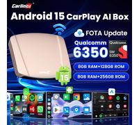 CarlinKit 8G+256G /128G Android 15 Ultra CarPlay TV Box For Netflix IPTV GPS Wireless CarPlay &Android Auto Smart Car Video Box 8GB RAM 128GB ROM Android 15 Ultra EAU