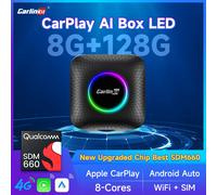 CarlinKit AIBOX LED: Wireless CarPlay Android Auto Adapter For CarPlay 8GB+128GB