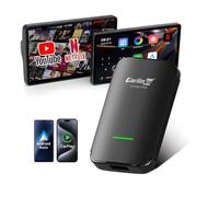 Carlinkit CP2A Pro Wireless CarPlay Adapter- Supports for Netflix/YouTube/TikTok Lite Streaming for Factory Wired CarPlay Cars, Wireless Android Auto & Car Play Dongle, USB-A/C, OTA Upgrade