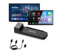 Carlinkit FireDrive Link Pro HDMI Car TV Converter for Fire TV Stick Streaming, Wireless Apple CarPlay & Android Auto Adapter, Compatible with Wired CarPlay Cars, 3 in 1 Dongle, Plug & Play