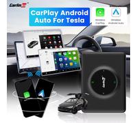 CarlinKit T2C Design For Tesla Upgrade Wireless CarPlay Android Auto For Model 3 Model Y X 5Ghz WiFi CarPlay Ai Box Spotify Waze Global Version