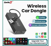 Carlinkit Wireless CarPlay & Android Auto Dongle with BLE WiFi Screen Mirroring for Android Car Multimedia Android & iOS Wireless CCPA