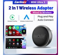 CarlinKit Wireless CarPlay Box Mini Ultra 3 Wired To Wireless CarPlay Adapter USB Plug and Play Wifi Bluetooth Fast Auto Connect wired to wireless MINI ULTRA 3