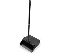 Carlisle 36142003 Upright 2-Piece Lobby Dust Pan with Plastic Handle, 2.5 Foot Overall Height, Black