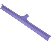 Carlisle 3656868 Sparta Spectrum Plastic Color-Coded One-Piece Rubber Floor Squeegee, 24" Width, Purple (Case of 6)