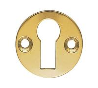 Carlisle Brass AA145 Escutcheon-Euro Profile ON FACE FIX Round Rose, Gold