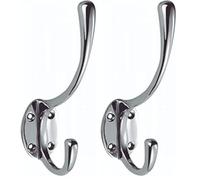 Carlisle Brass AA25CP/BP AA25CP Victorian HAT & Coat Hook, Polished Chrome (Pack of 2)
