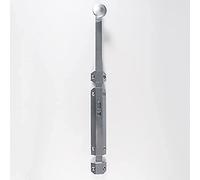 Carlisle Brass AQ82EXSC Surface C/W 2 Extruded & ONE Flat Keeper with 6 INCH Extended Bolt 32MM KNOB, Satin Chrome, 300mm (12")