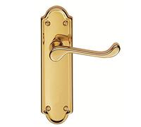 Carlisle Brass Ashtead Door Handle Lever Latch Polished Brass DL18