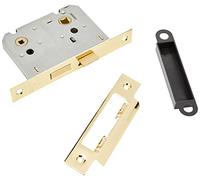Carlisle Brass BAE5030EB EASI-T Bathroom Lock 76MM Residential, Gold, 3" / 78 mm
