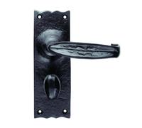 Carlisle Brass Black Antique Traditional V Lever On Wc Backplate (Lf5518)