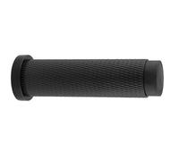 Carlisle Brass Brunel KNURLED Door Stop, Skirting Wall Mounted, 75mm Projection (Black)