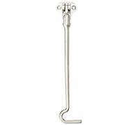 Carlisle Brass CAB1200SSS Cabin Hook, Satin Stainless Steel, 200 mm c/c