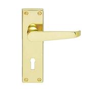Carlisle Brass CBV30/BP Traditional Victorian Straight Door Handle, 150 x 40mm