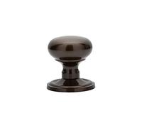 Carlisle Brass Classical Unsprung Victorian Mushroom Mortice Knob Large Dark Bronze - M35USBDB