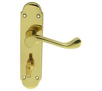 Carlisle Brass DL168WC/BP Oakley Lever ON Backplate-Bathroom 57MM C/C