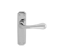 Carlisle Brass DL411CP Eden Lever ON Backplate-Latch, Polished Chrome