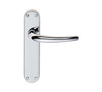 Carlisle Brass EL31CP Lilla Lever ON Backplate-Lock 57MM C/C CRO (Polished Chrome), Brown
