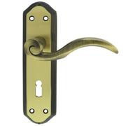 Carlisle Brass Florentine Bronze Wentworth Lever On Lock Backplate (Dl340Fb)