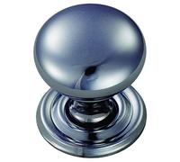 Carlisle Brass FTD1265BCP Cupboard Knob, Polished Chrome, 32 mm