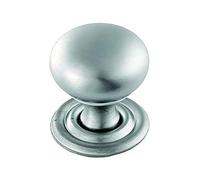 Carlisle Brass FTD1265CSC Cupboard Knob, Satin Chrome, 38 mm