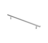 Carlisle Brass FTD445ECP FTD 12MM Steel T-BAR Handle 224MM C/C, Polished Chrome, 224 mm