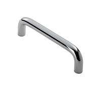 Carlisle Brass FTD460BCP FTD 10MM D Handle 128MM C/C, Polished Chrome