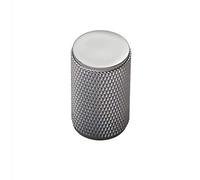 Carlisle Brass FTD702 Knurled Cupboard Knob, Polished Chrome, 30.0 mm*30.0 mm*18.0 mm