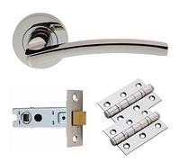 Carlisle Brass GK009CP/INTB Handles, Hinges & Latch Pack, Polished Chrome