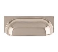 Carlisle Brass Harmonise Warwick Cup Pull Handle 96mm (Polished Nickel)