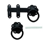 Carlisle Brass IRGBLK/BP Gate Latches, Black