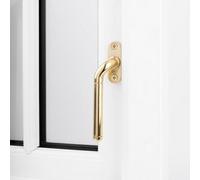 Carlisle Brass Isca Cranked Espag Window Handle - Polished Brass (Left Hand)