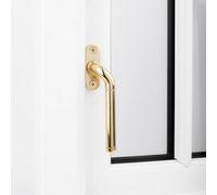 Carlisle Brass Isca Cranked Espag Window Handle - Polished Brass (Right Hand)