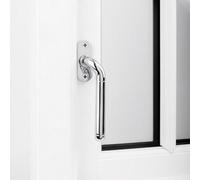 Carlisle Brass Isca Cranked Espag Window Handle - Polished Chrome (Right Hand)