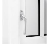Carlisle Brass Isca Cranked Espag Window Handle - Satin Chrome (Right Hand)