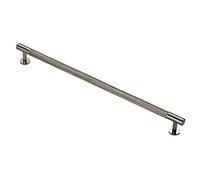 Carlisle Brass Knurled Cupboard Pull Handle Satin Nickel 320mm FTD700