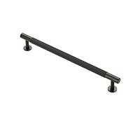 Carlisle Brass Knurled Pull Handle - 224mm Antique Brass Cupboard & Drawer Handle - Antique Brass
