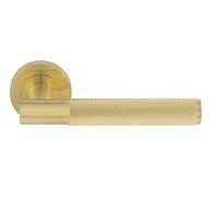 Carlisle Brass Lagos Ulitmate Door Pack - Includes Pair of Handles, 3 Hinges and a 3" Latch in - Satin Brass